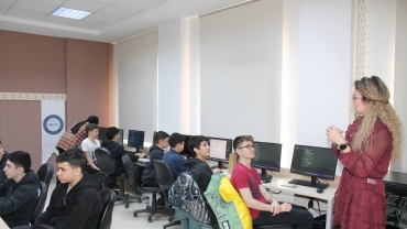 Lise Öğrencileri Üniversitemizde Yazılım Uygulaması Yaptı