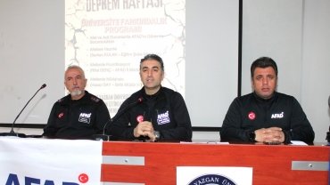 Üniversitemizde Afet ve Acil Durumlara Karşı Farkındalık