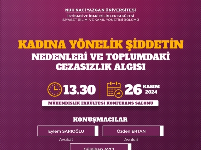 Kadına Yönelik Şiddetin Nedenleri ve Toplumdaki Cezasızlık Algısı